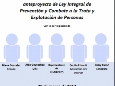 Camino a la ley Integral de Prevención y Combate a la Trata ... Imagen 1